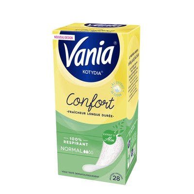 Vania Kotydia Comfort + Normal Aloe Vera Pantyliners x28