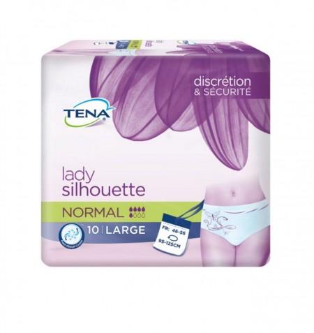 TENA Silhouette Plus Low Waist Underwear White L x10