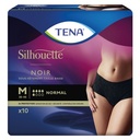 TENA Silhouette Plus Low Waist Black Underwear M x12