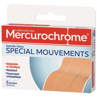 BANDE TISSU SPÉCIAL MOUVEMENTS, 5 unités