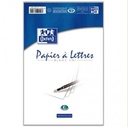OXFORD Letter Writing Pad A4 80gsm Plain White Paper 50 Sheets Top Glued