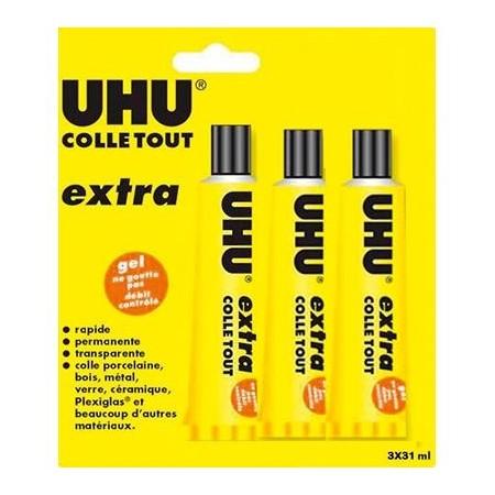 LOT de 3 GEL EXTRA 31ml Tubes aluminium 