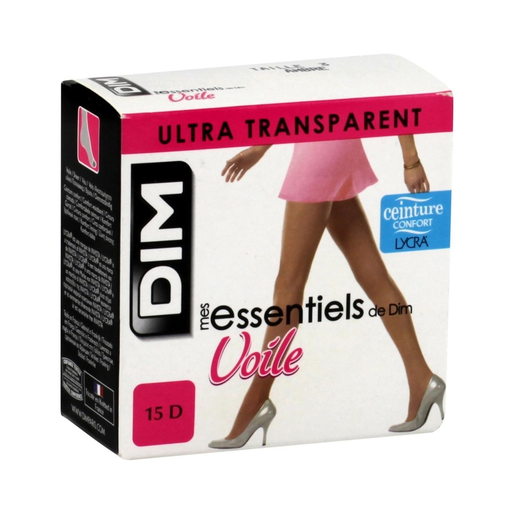 1133 - COLLANT MES ESSENTIELS VOILE - AMBRE - T. 3