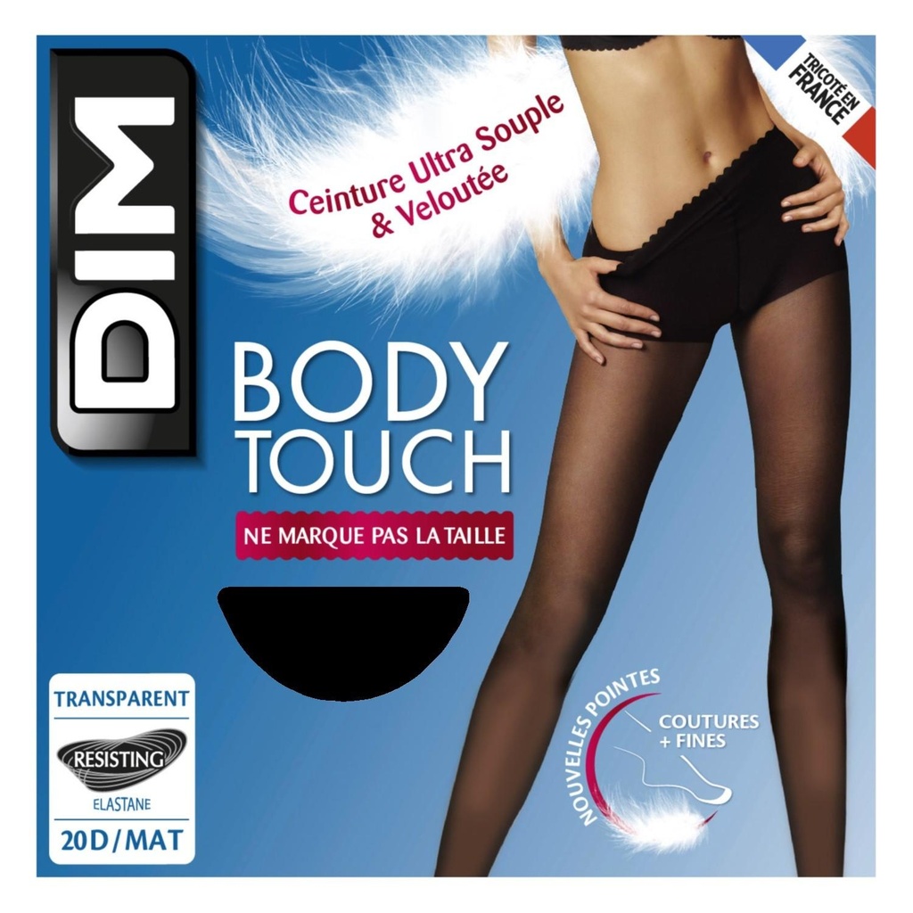 COLLANT BODY TOUCH VOILE NOIR T4