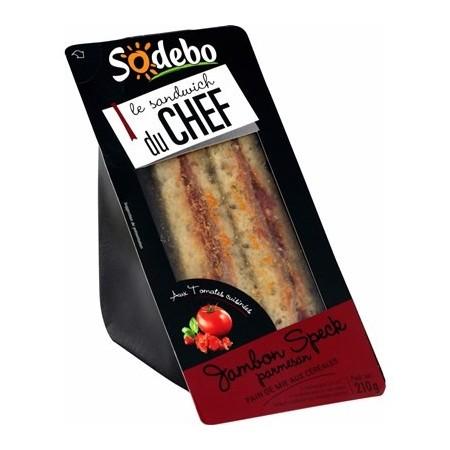 SODEBO SANDWICH GOURMAND CLUB 190G JAMBON CRU