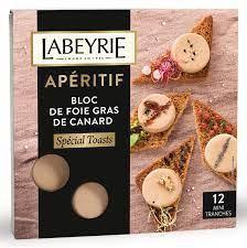 BLOC DE FOIE GRAS DE CANARD 12 MINI TRANCHES 90G APERITIF