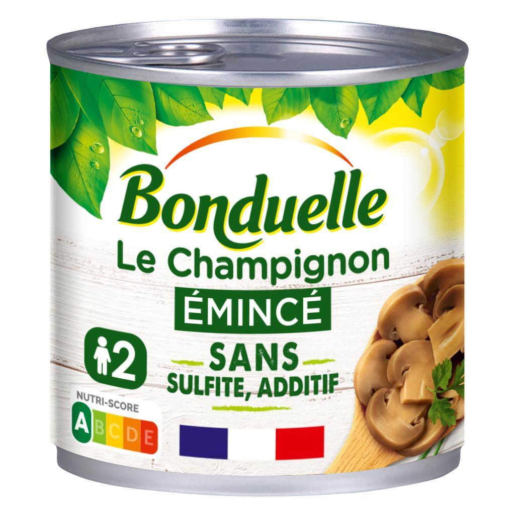 Sliced Mushrooms without Sulfites Bonduelle 230g