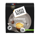 Carte Noire 36 dosettes souples Espresso N°8 250g