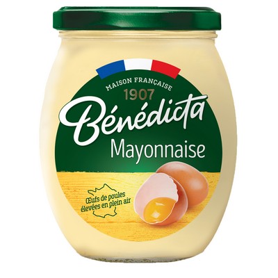 Mayonnaise Nature Bénédicta Bocal 255 g