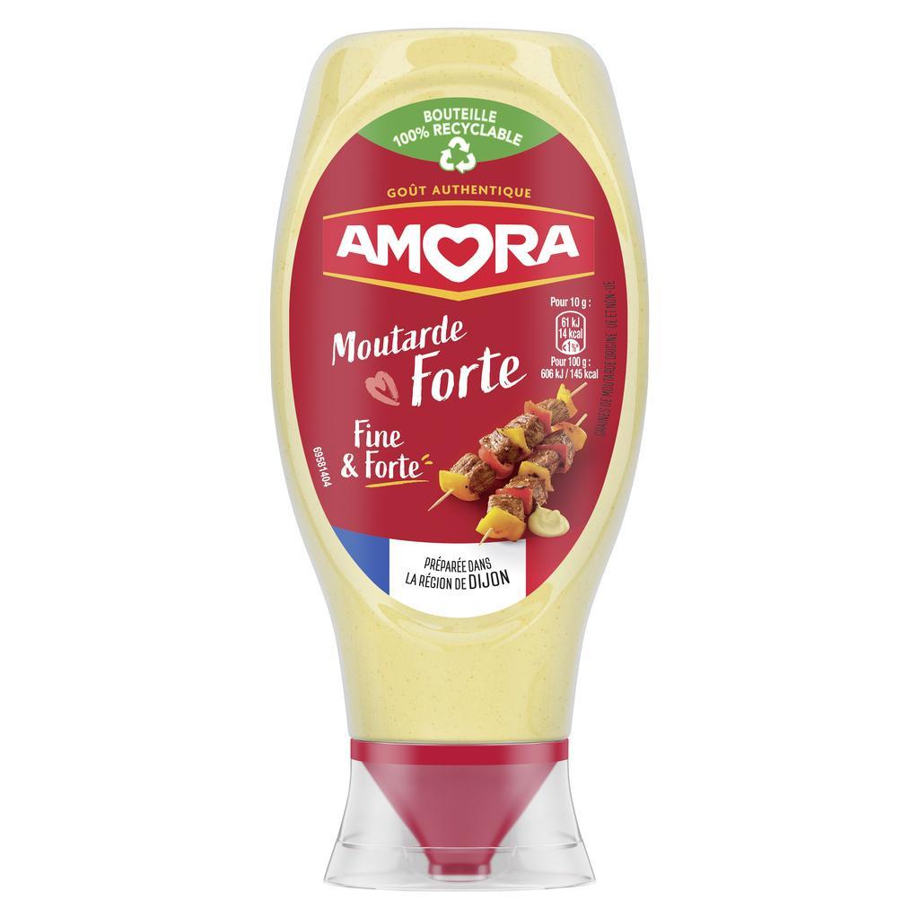 Amora Smooth & Strong Mustard Squeeze Bottle 460g