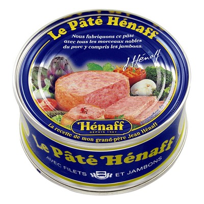 1X5 CANNED PORK PÂTÉS HENAFF