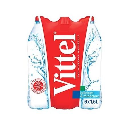 VITTEL natural mineral water 6 x 1.5L