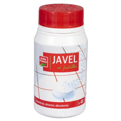 POT PASTILLES EAU DE JAVEL BELLEFRANCE X48