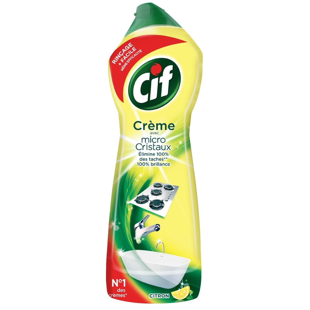 Cif Lemon CleanBoost Cream Cleaner 101 Uses 750ml