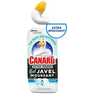 Canard Extra Power - Gel Javel Moussant - Fraîcheur Marine - 50% PCR - 750 ml