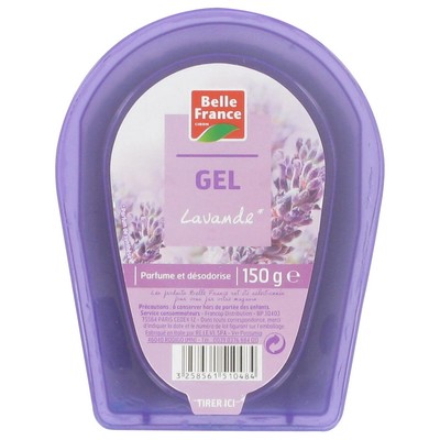 Belle France Lavender Gel Air Freshener Tray 150g
