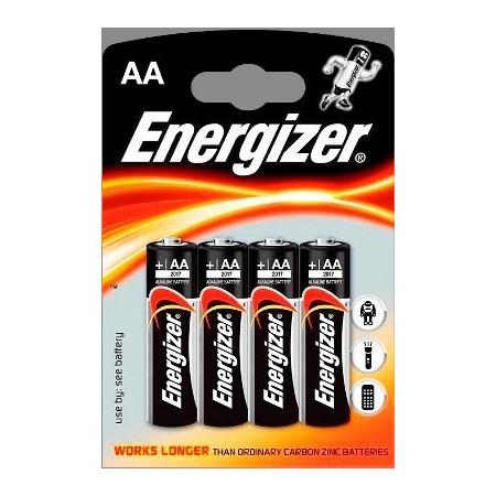 Piles Alcalines Energizer Power AA/LR6, pack de 4