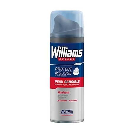 Williams Mousse à Raser Homme Peau Sensible 200ml