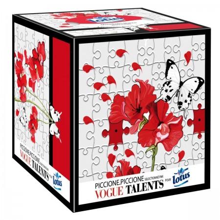 Boîte Mouchoirs Lotus Cubic x48