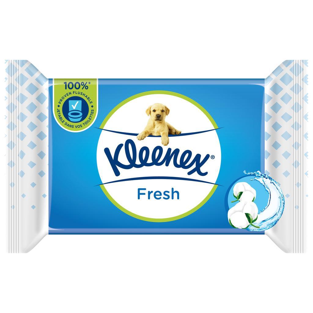 Kleenex® Fresh Moist Toilet Tissue x42