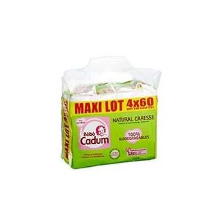 Cadum Baby Wipes Pack of 4x60