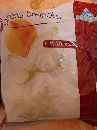 OIGNONS EMINCES 600G PATR