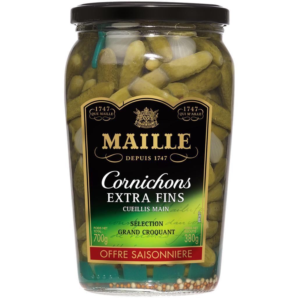 Maille Extra-Fine Gherkins Seasonal Offer Jar 380g