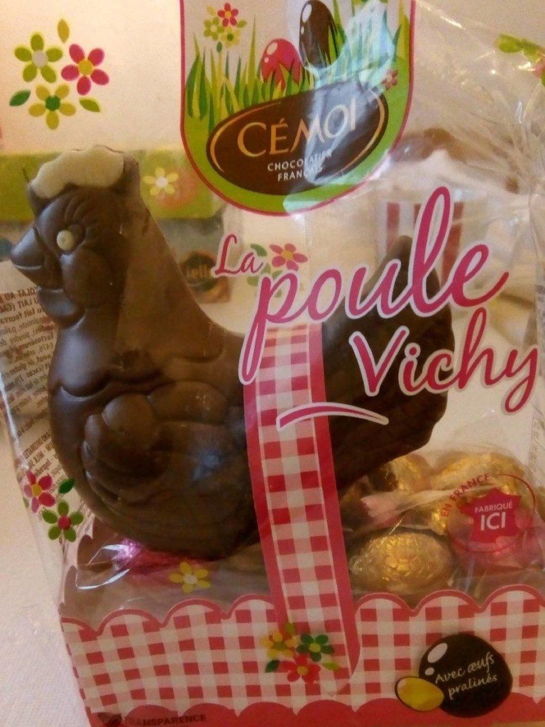 Vichy Milk Chocolate Hen CEMOI 154g