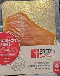 Smoked Scottish Salmon 4 Slices 100g