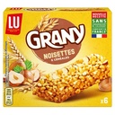  HAZELNUT BAR X6 125G GRANY