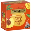 Thé Vert Pêche Mangue Twinings 20 Sachets