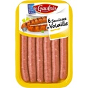 300G Le Gaulois Plain Sausages x6 in Protective Atmosphere