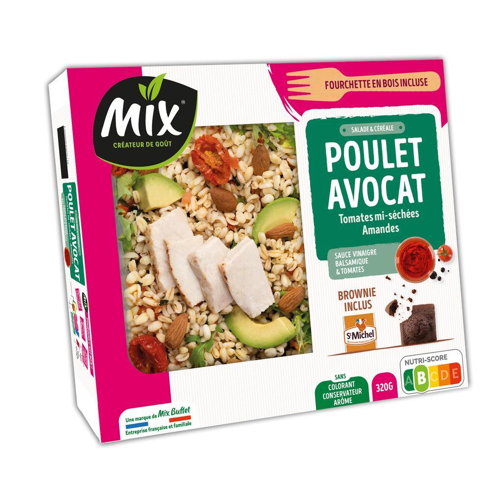 SALADE COFFRET POULET AVOCAT 320 GR MIX