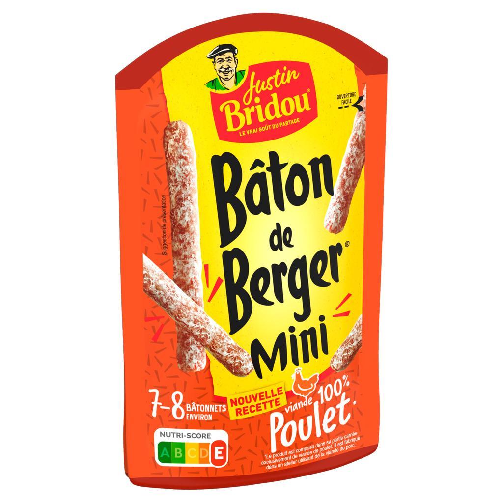 Mini Bâton de Berger Justin Bridou Chicken 10 Sticks - 80g