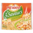 PRESIDENT Grated Cheese 3 Flavours 200G