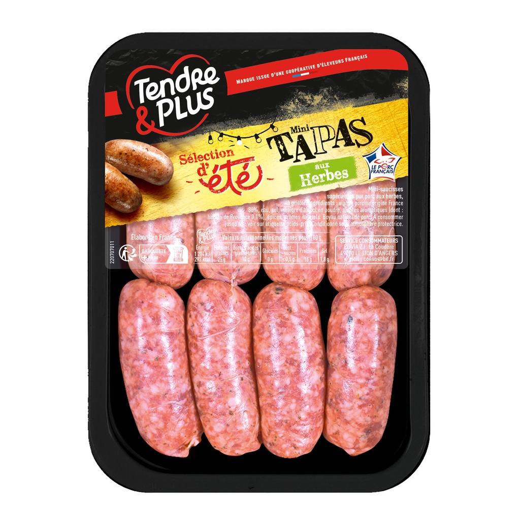 MINI TAPAS HERBS x8 320G