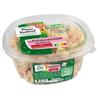 MARTINET - Piémontaise aux tomates fraîches et au jambon 1kg