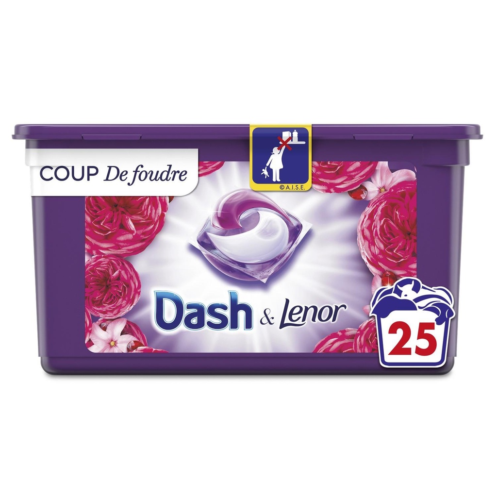 LAUNDRY IN CAPSULES 3IN1 PODS COUP DE FOUDRE