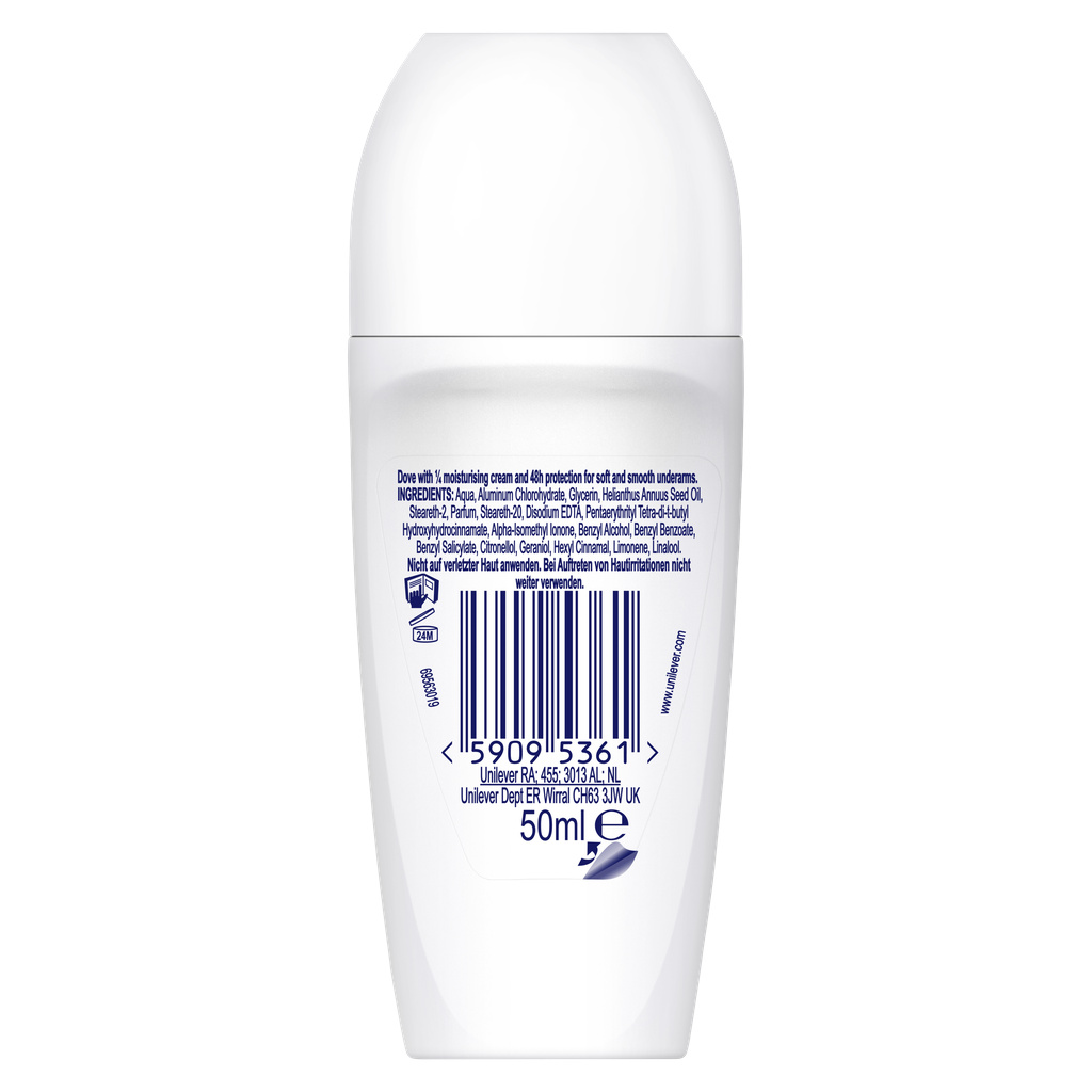 Dove Déodorant Bille Anti-Transpirant Classic 50ml
