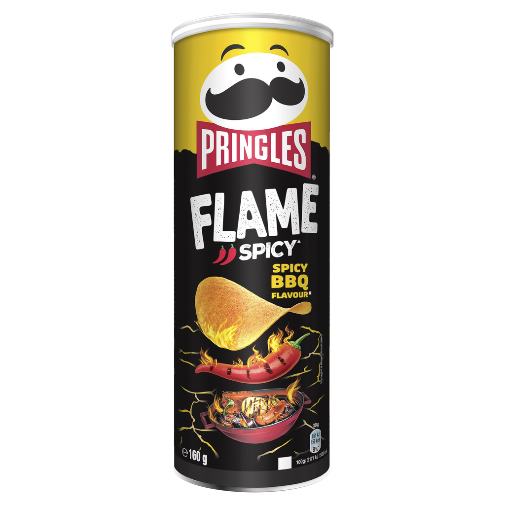 Pringles HOT BBQ Ribs Crisps - 160g