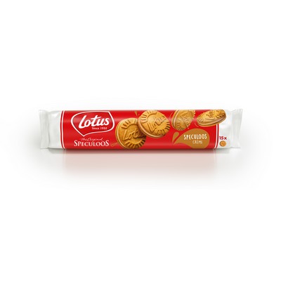 LOTUS BISCOFF Filled Biscuits - Speculoos Flavored Cream - 150g
