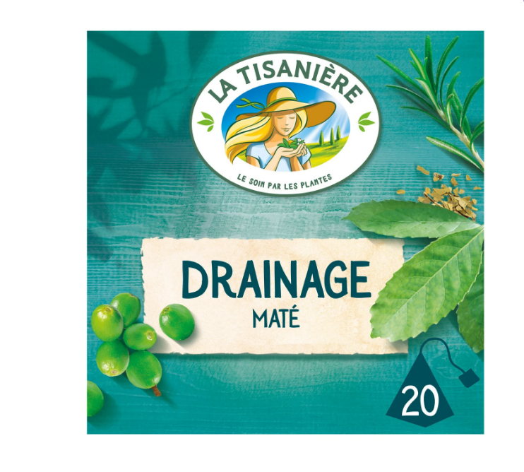 La Tisanière Drainage Herbal Tea 20 sachets