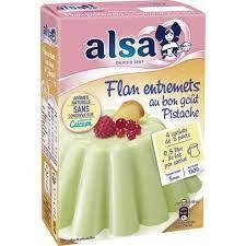 Préparation Flan Entremets Pistache alsa 180g