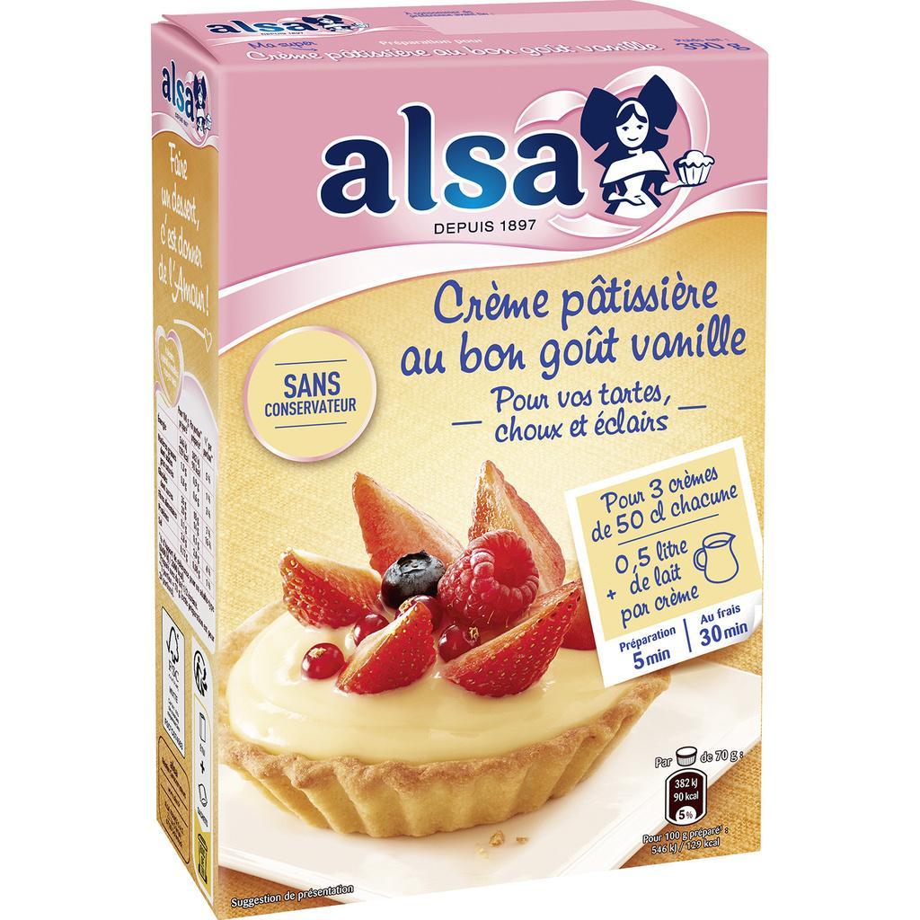 Préparation Crème Pâtissière alsa 390g