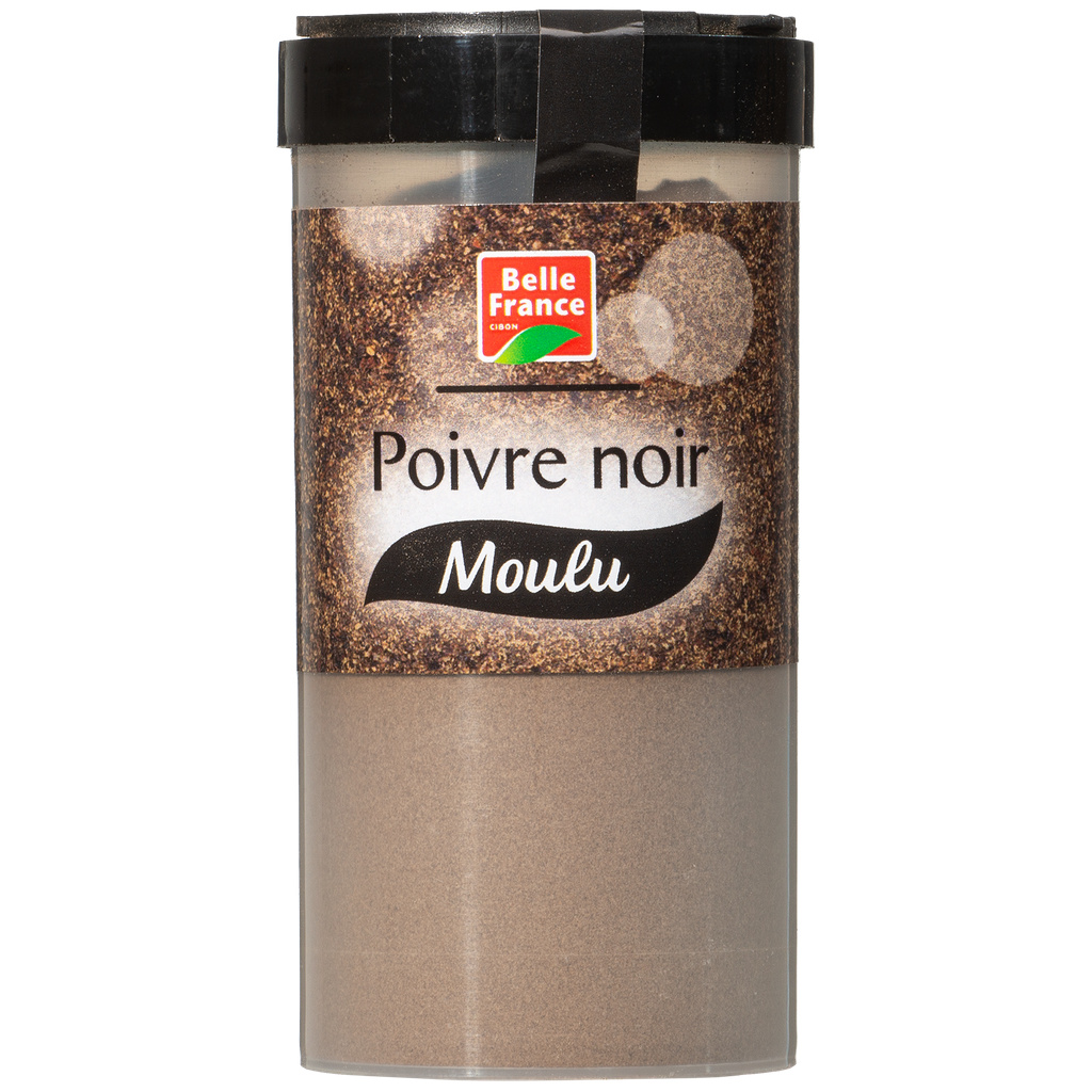 TUB.POIV.NOIR MOULU 100BF