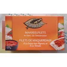 Mackerel Fillets with Tomato & Onion 120g