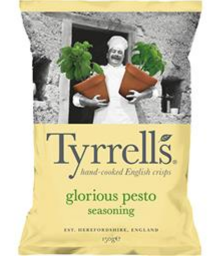 CHIPS DE POMME DE TERRE GLORIOUS PESTO 150G