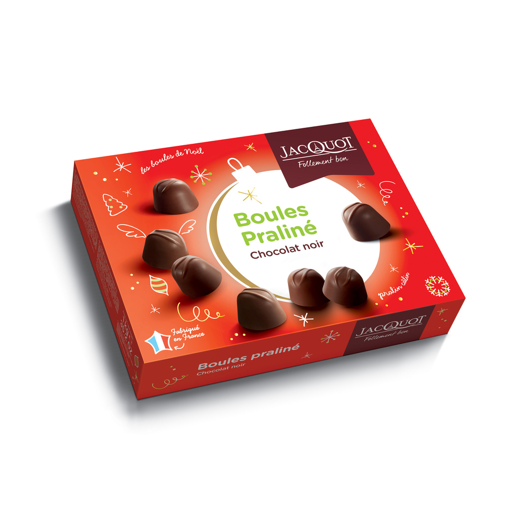 1kg Box of Dark Chocolate Praline Balls