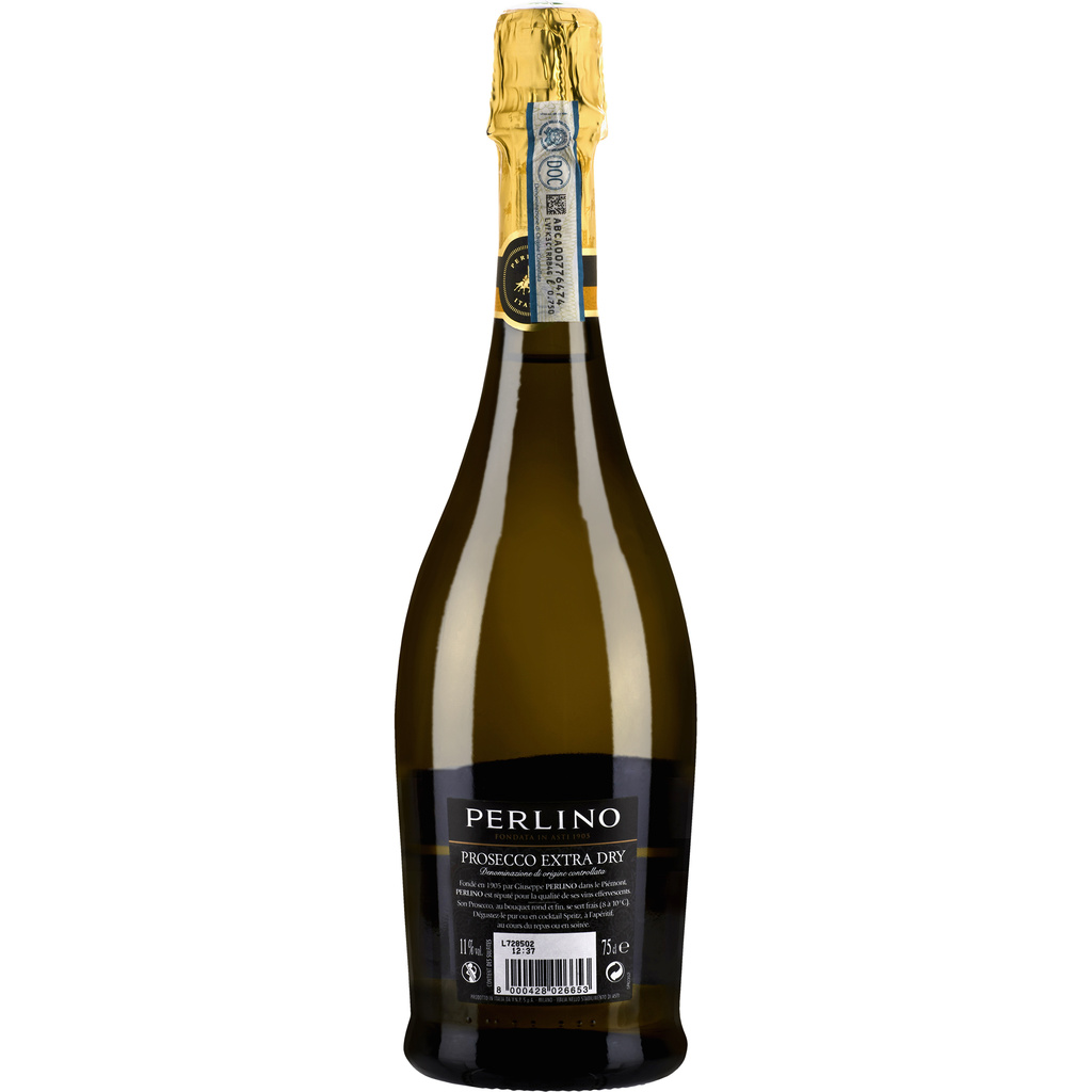 Vin Effervescent PERLINO Prosecco Extra Dry 75cl 11°