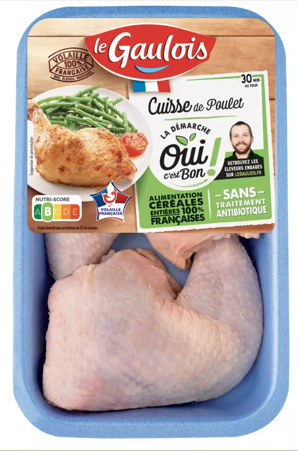 CUISSE POULET X2 500G GAU